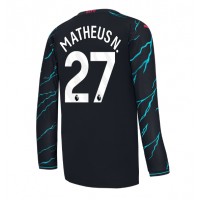Dres Manchester City Matheus Nunes #27 Tretina 2023-24 Dlhy Rukáv